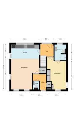 Floorplan - Kapellehof 2, 5469 NP Erp